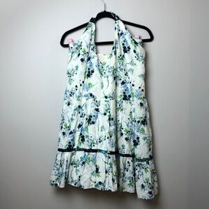 Free People floral print halter dress